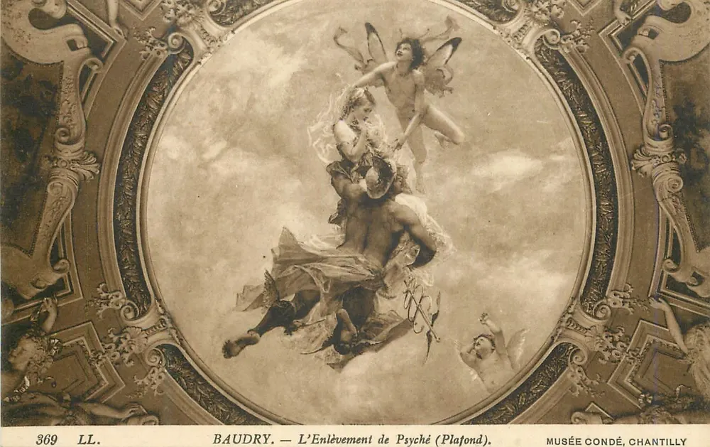 O Sequestro de Psique — Teto — Baudry — Museu Condé, Chantilly - Frente