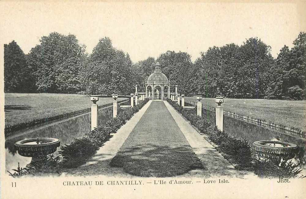Castelo de Chantilly — A Ilha do Amor — Love Isle - Frente
