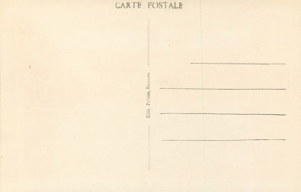 Die Ufer der Loire in der Nähe von ROANNE. — Schloss La Roche - Rückseite
