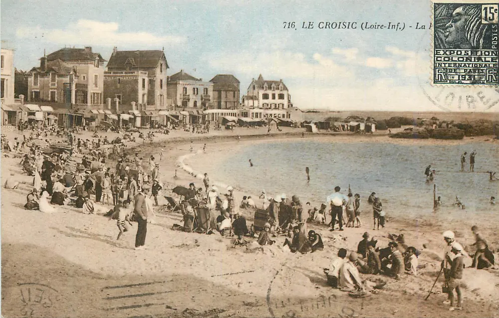 Le Croisic (Loire-Inf.) — Exposição Colonial Internacional — Fototipia A. Bruel, Angers, n°716 - Frente