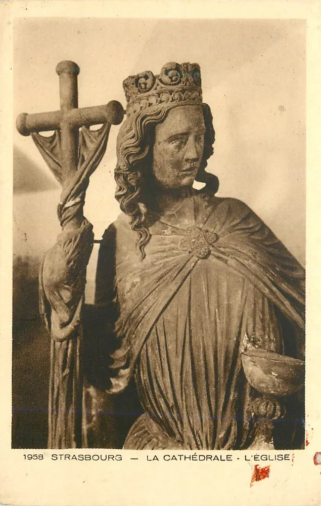 Strasbourg — La Cathédrale — L'Église — 1958 - Recto