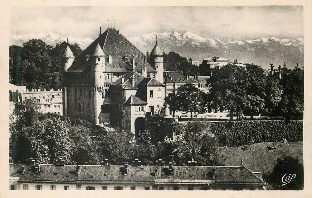 Lausanne — Das Schloss und die Esplanade — C.A.P. Paris - Vorderseite
