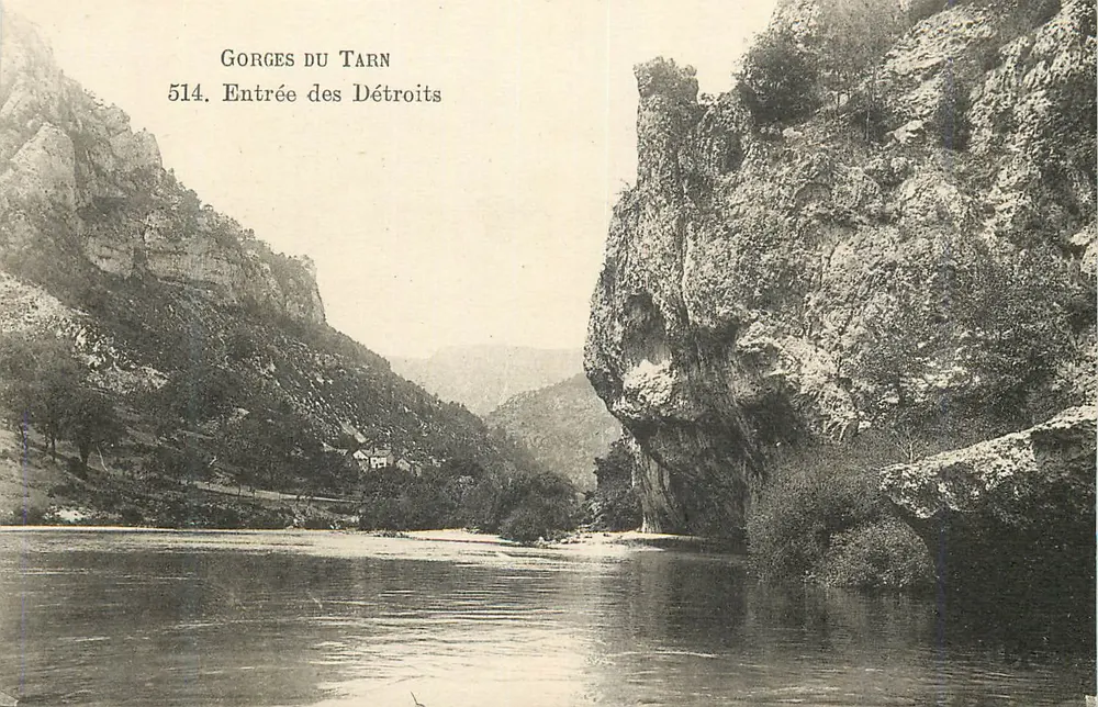 Gorges do Tarn — Entrada dos Détroits — série 514 - Frente