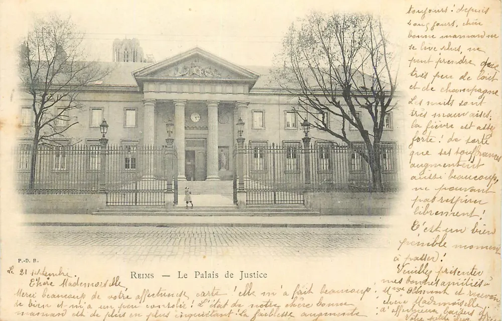 Reims — Le Palais de Justice — P.D.R. - Recto