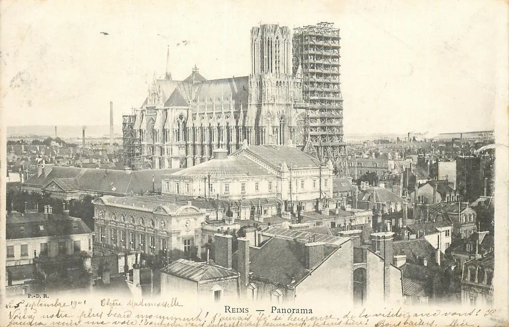 Reims — Panorama — P-D.R. (editor) - Frente