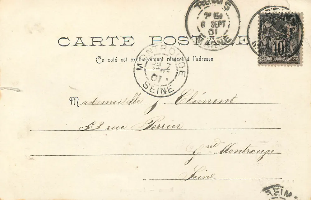 Reims — Panorama — P-D.R. (editor) - Verso