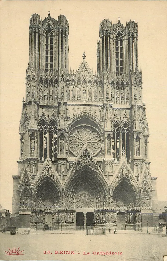 Reims — Katedra — 25. REIMS - Katedra - Awers