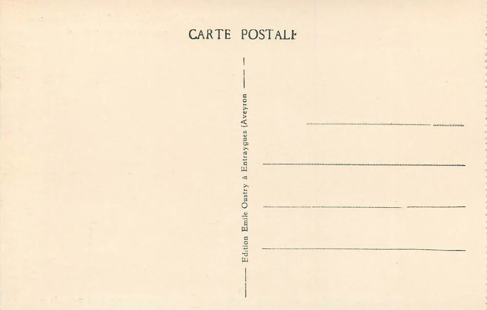 Um ENTRAYGUES (Aveyron) — Route du Halage und der Lot — Gliché Allard, Foto, Rodez - Rückseite