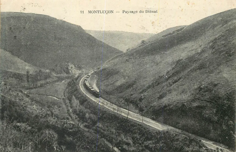 Montluçon — Paisagem do Diénat — Editor Montluçon, n°11 - Frente