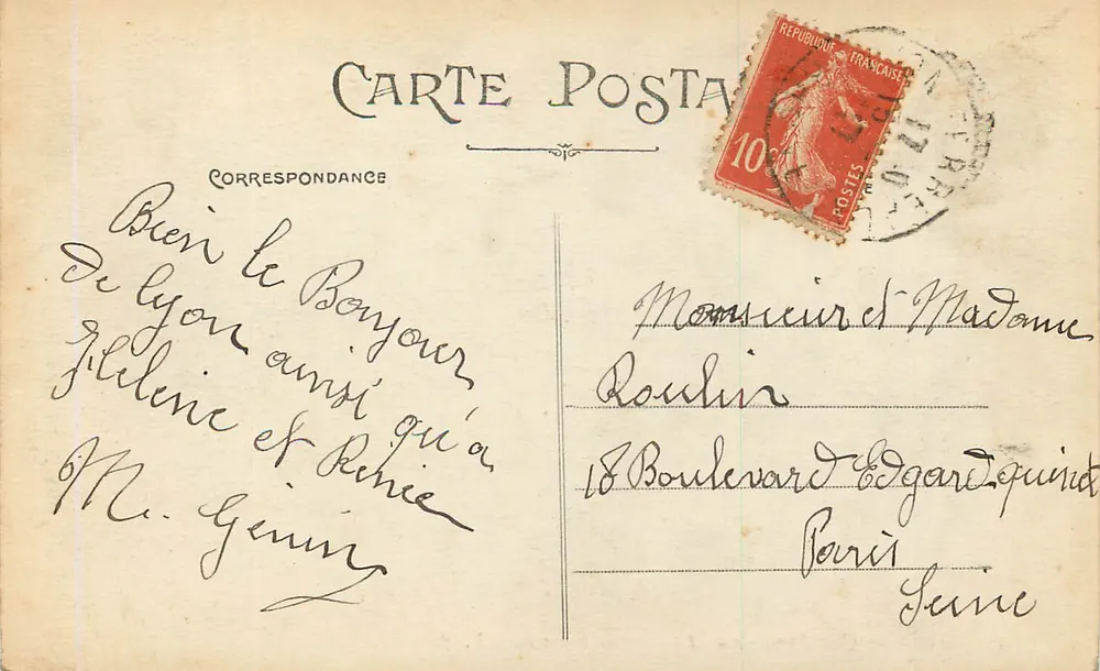 LYON — Quai Pierre-Scize et Coteau de Fourvière — E. R. - Verso