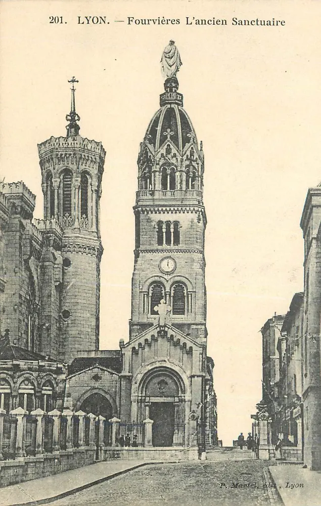 LYON — Fourvières L'ancien Sanctuaire — P. Mantel, édit., Lyon - Recto