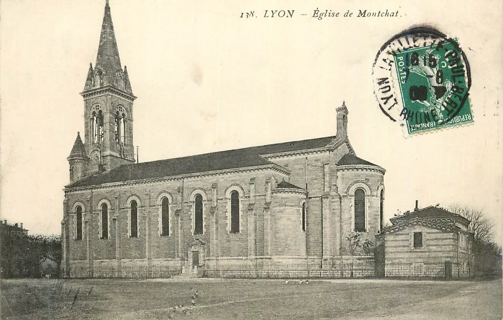 Lyon — Igreja de Montchat — Editor não identificado, n° de série 138 - Frente