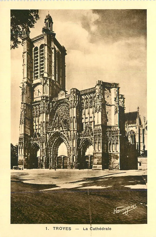 Troyes — A Catedral — Harmignies, n°1 - Frente