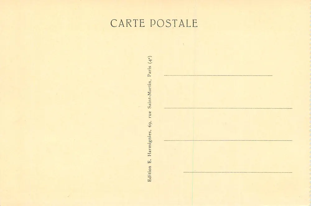Troyes — A Catedral — Harmignies, n°1 - Verso