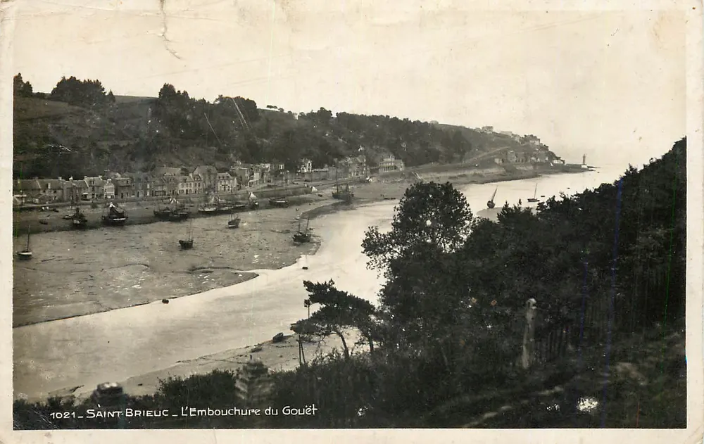 Saint-Brieuc — A Embocadura do Gouët — Edição La Cigogne, n°1021 - Frente