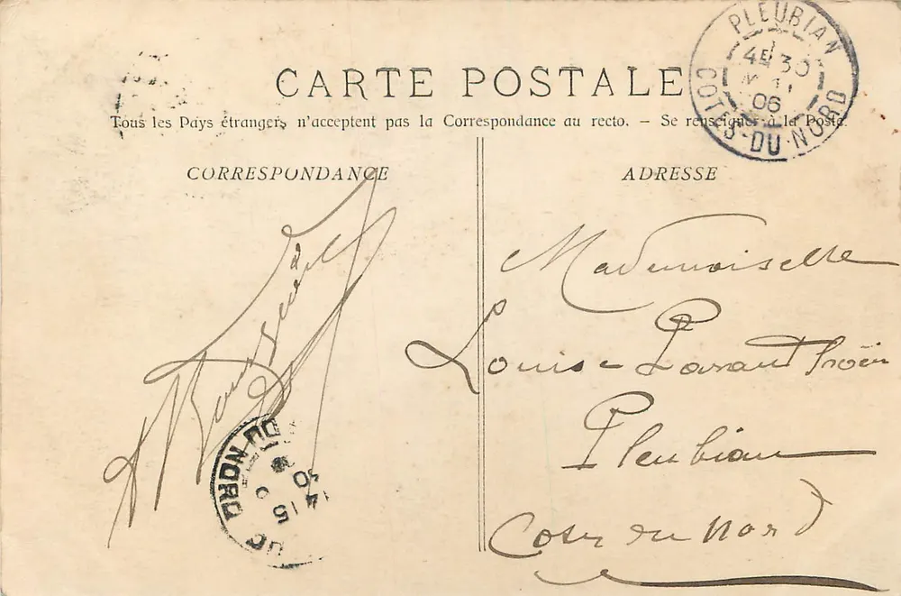 Marseille - Nossa Senhora da Guarda — Editor E. Lacour, n°13 - Verso