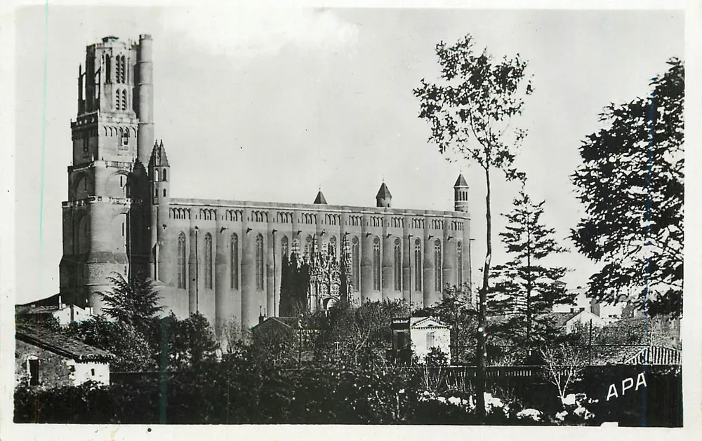 Catedral Santa Cecília de Albi — vista panorâmica — As Cartas APA - ALBI n°3 - Frente