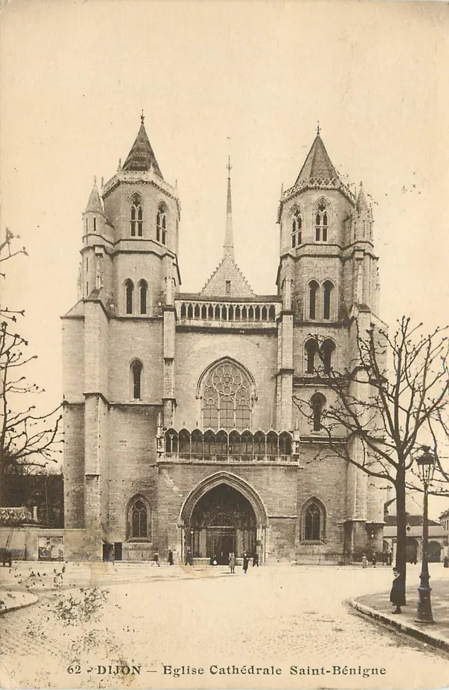 Dijon — Église Cathédrale Saint-Bénigne — éditeur inconnu, n° 62 - Recto