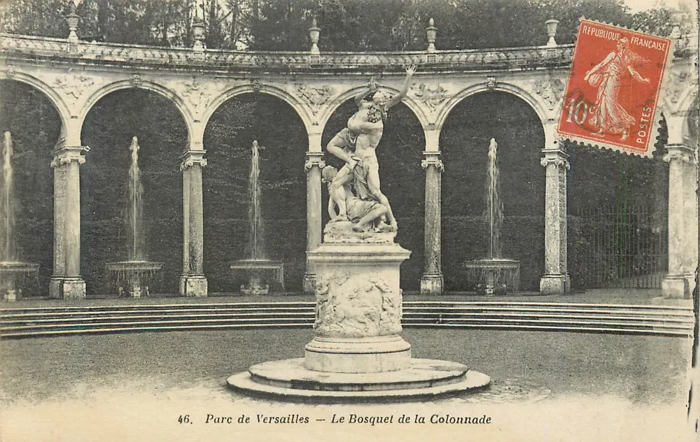 Parc de Versailles — Le Bosquet de la Colonnade — Impr. Edia, Versailles, n°46 - Recto