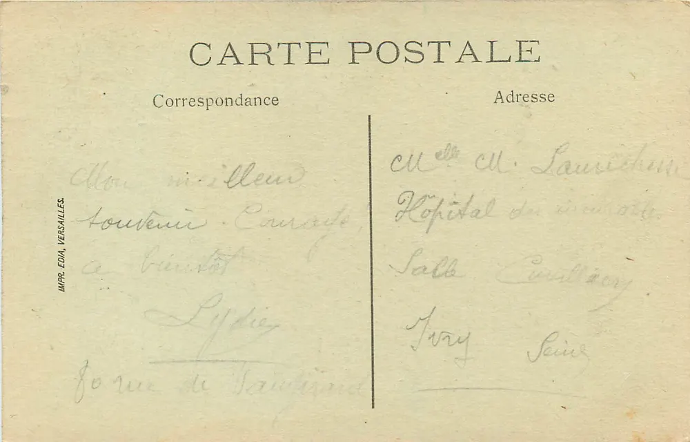 Parc de Versailles — Le Bosquet de la Colonnade — Impr. Edia, Versailles, n°46 - Verso