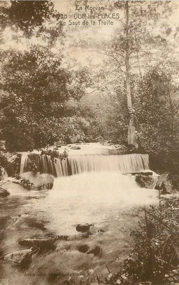 Le Saut de la Truite — Dun-les-Places — A. Turcize, éditeur, n°230 - Recto