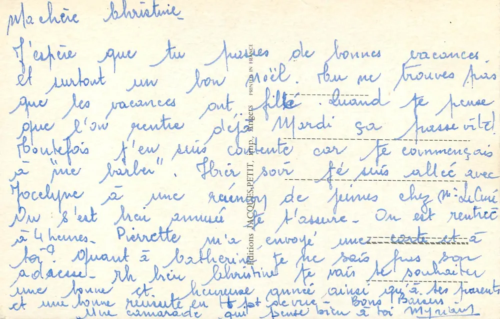 Flores de primavera — Nenúfares e pensamentos — Edições Jacques Petit, n° 147 - Verso