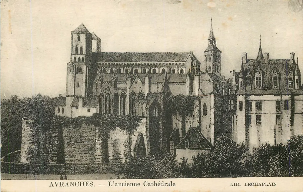 Avranches — De oude Kerk — Lib. Lechaplaïs - Voorkant