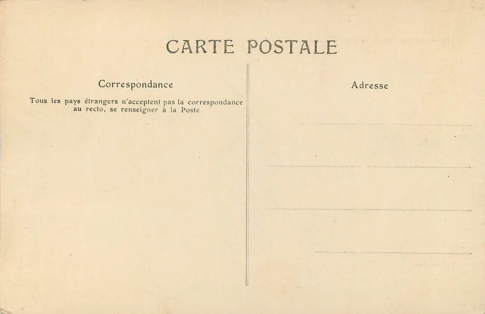 Umgebung von ROYAN - VALLIÈRES, Die Große Schneise — Édition Nouvelles Galeries - Rückseite