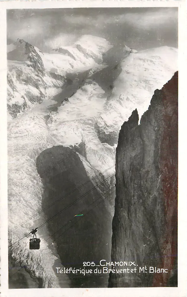 Teleferica del Brévent e Mont Blanc — Chamonix — Società Graphique, Neuchâtel - Recto