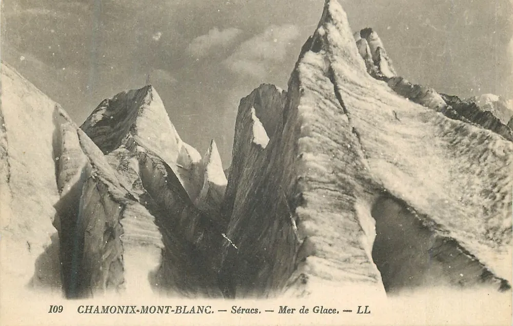 Chamonix-Mont-Blanc — Séracs — Mar de Hielo — LL - Anverso