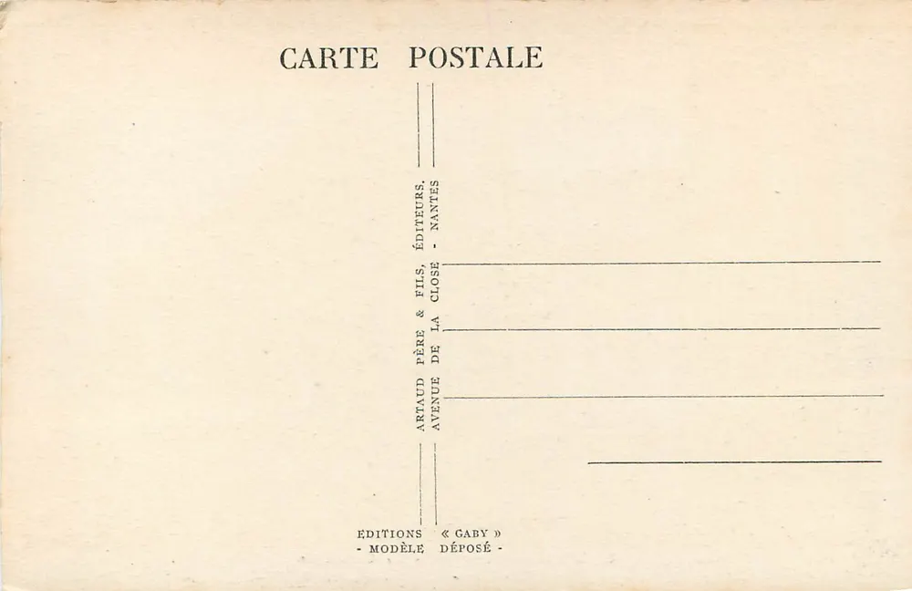 Le Mans (Sarthe) - A Catedral — SABY - Verso