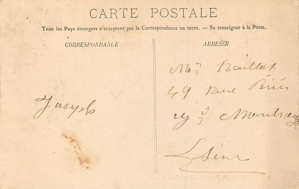 Grenoble — Le Jardin de l'Hôtel-de-Ville — LL. - Verso