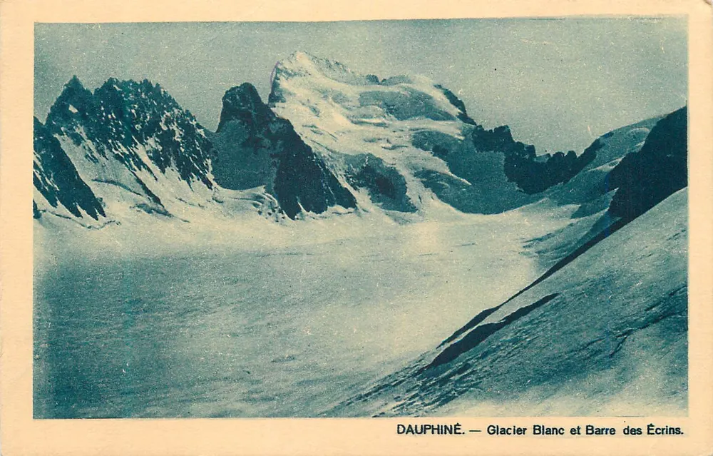 Dauphiné — Glacier Blanc et Barre des Écrins - Recto