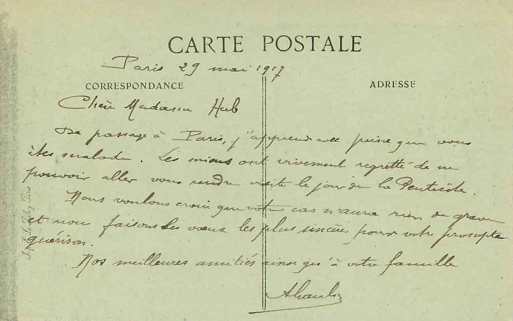 PARIS — Cascada del Bois de Boulogne — Edición C. D. n° 4150 - Reverso