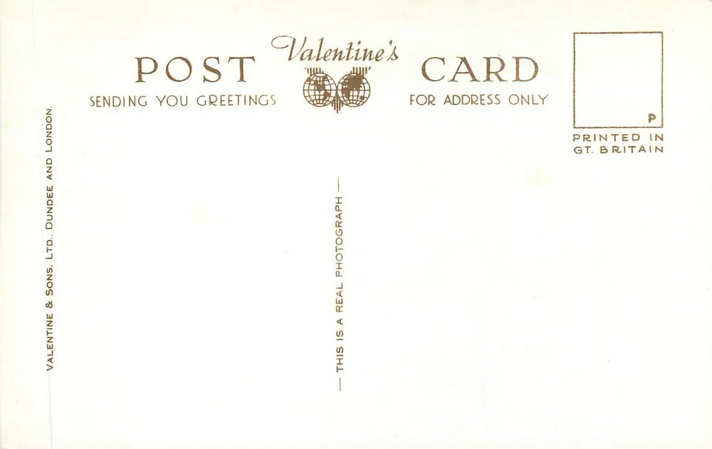 Arrochar, Loch Long y Ben Lomond — Tarjeta postal antigua Valentine's — B.1668 - Reverso