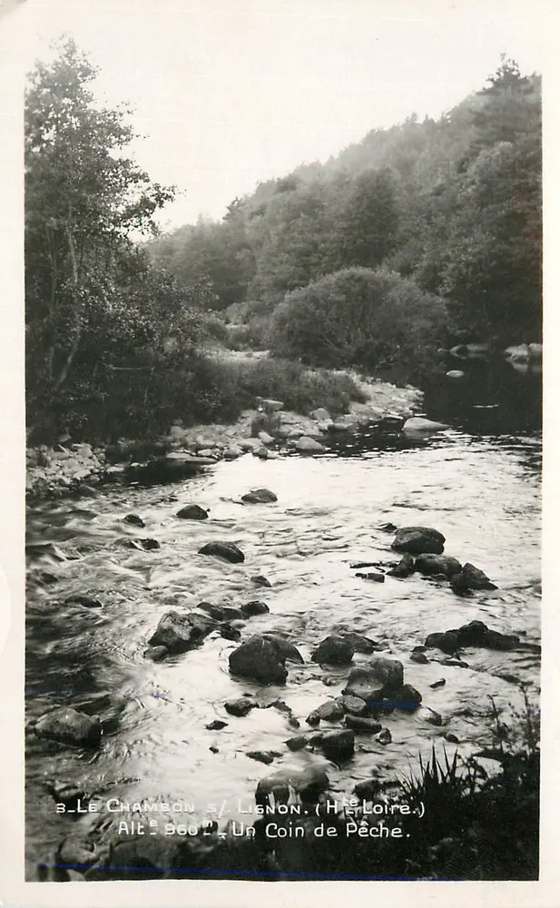 Le Chambon s./Lignon (Hte-Loire) — Ein Fischerei-Platz — unbekannter Verlag, n°3 - Vorderseite
