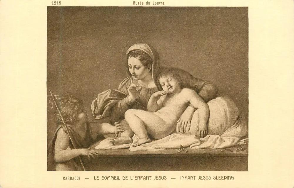 Carracci — Le Sommeil de l'Enfant Jésus — Musée du Louvre - Recto
