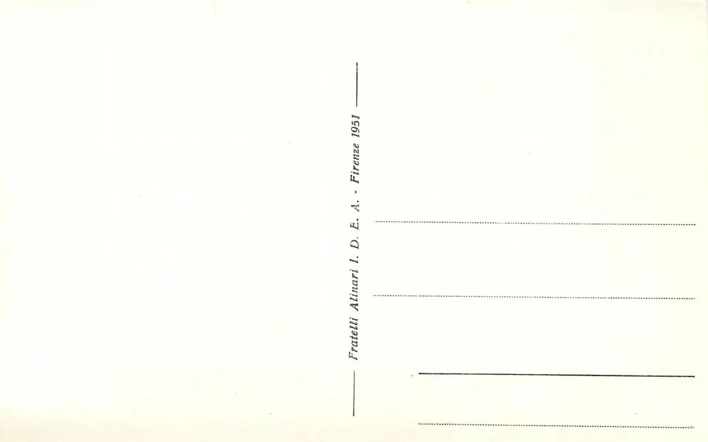 São Pedro arrependido — obra de Annibale Caracci — editor Alinari, n° 14813 - Verso