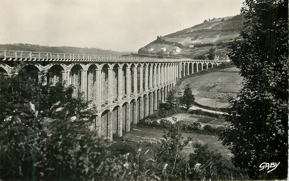 Viaducto de Souzain — Saint-Brieuc (C.-du-N.) — Ediciones Gaby - Anverso