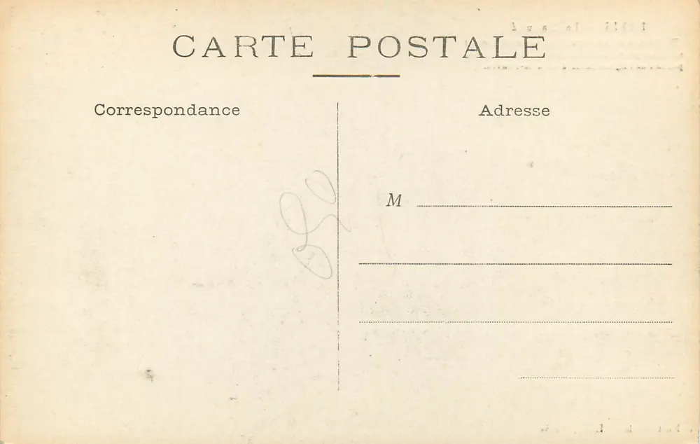 Paris — A Natividade — Editor L'H., Paris, n°4 - Verso