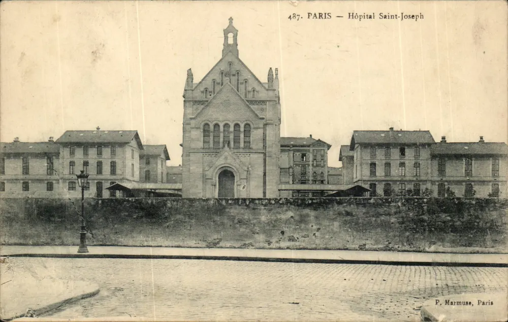 Paris — Hospital Saint-Joseph — P. Marmuse, Paris - Frente
