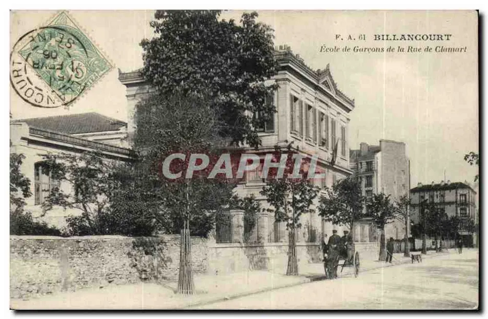 Jungen-Schule in der Rue de Clamart — Billancourt — P.A. 61 - Vorderseite
