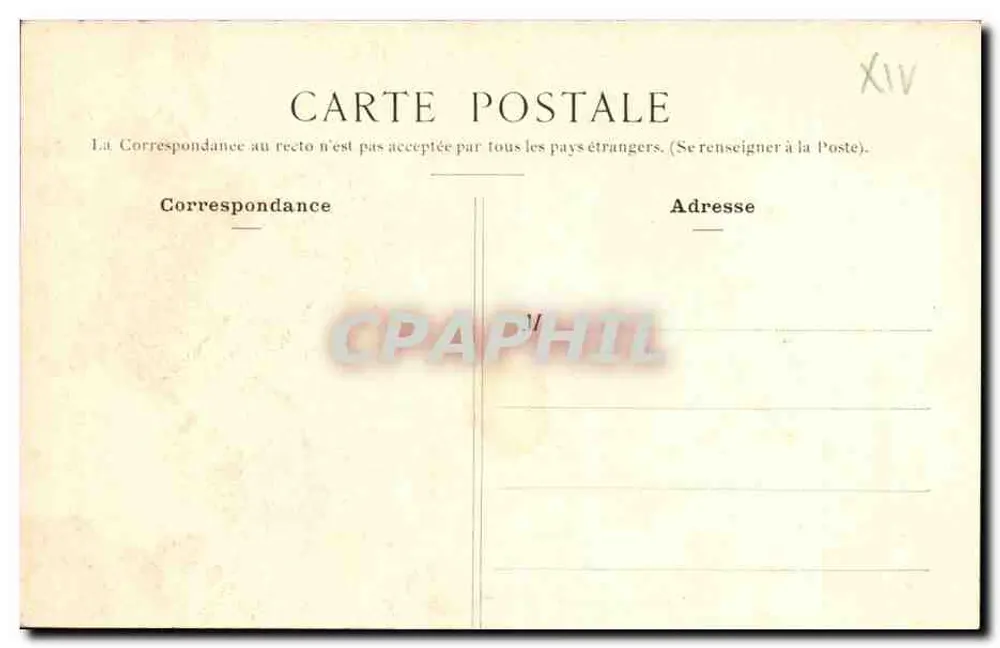 Platz der Mairie von Montrouge — Paris 14. Arrondissement — unbekannter Verlag, Nr. 23 - Rückseite