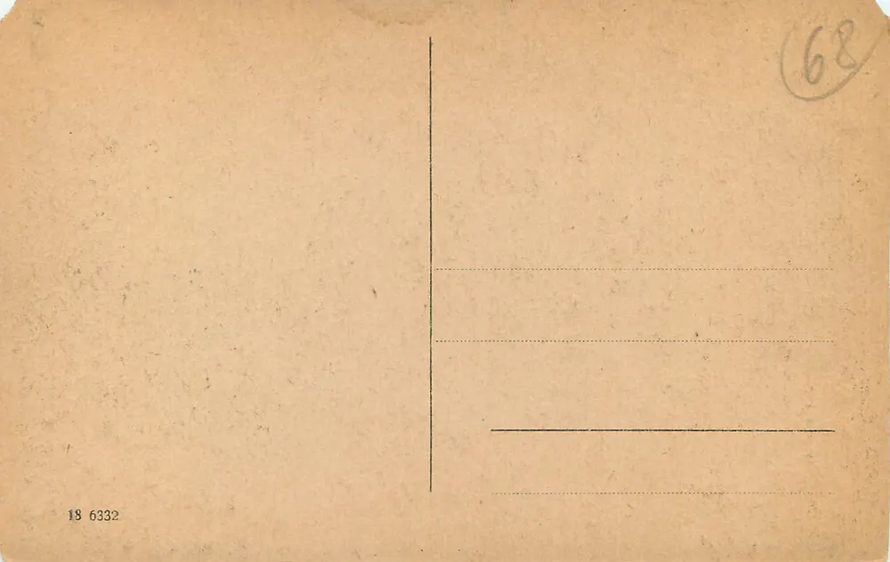 मुलहाउसन आई. ई. — बॉल्वर्क टॉवर — पोस्टकार्ड नंबर 18 6332 - पीछे