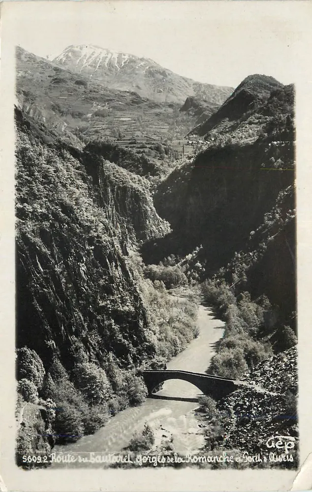Gorges da Romanche — Ponte de Alvèze — Estrada do Lautaret — GEP - Frente