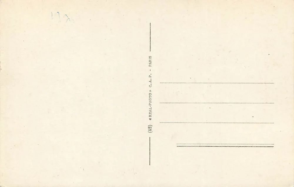 Compiègne — O Hotel de Ville — editor C.A.P. Paris - Verso