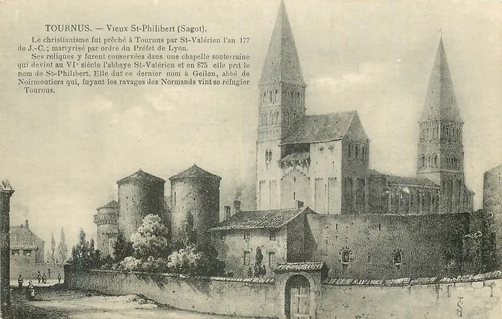 Tournus — Vecchia Chiesa di San Filiberto (Sagot) - Recto