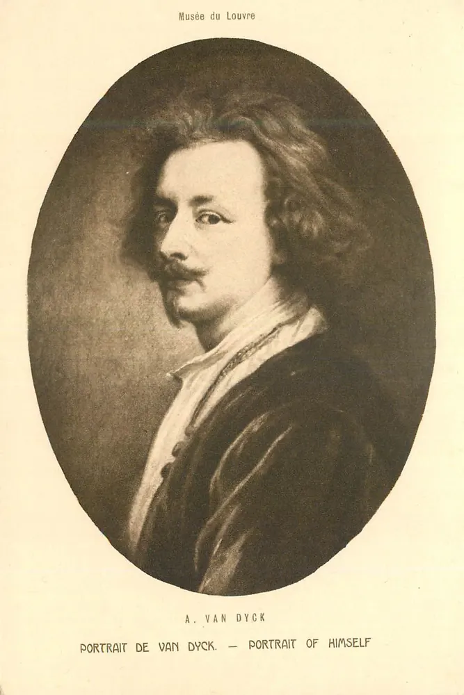 Antoine Van Dyck — autoportrait — Musée du Louvre - Frente