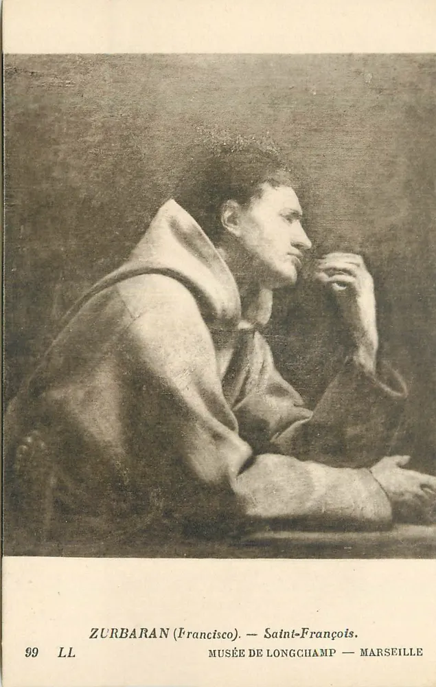 Saint-François — ZURBARAN (Francisco) — Musée de Longchamp — Marseille - Vorderseite
