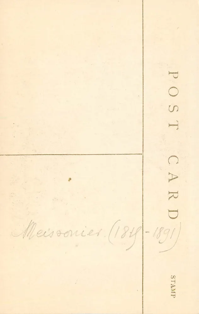 Os Bravi — Coleção Wallace — Meissonier - Verso